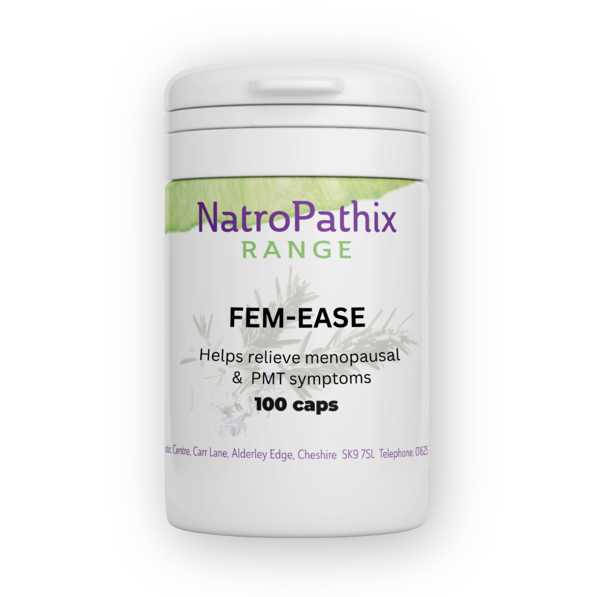 Fem-Ease - 100 Capsules helps relieve menopausal and premenstrual symptoms.