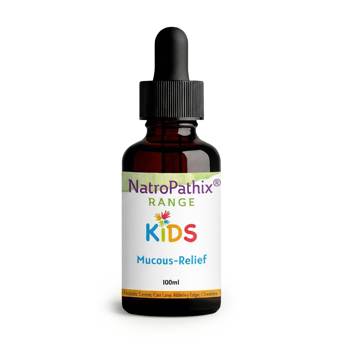 Kids Mucous Relief 100ml Tincture bottle
