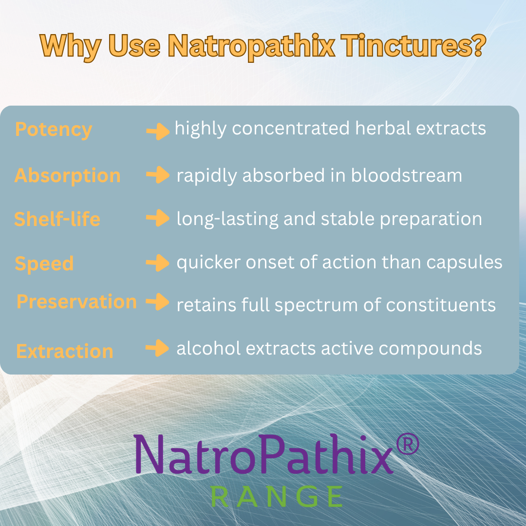 Benefits of NatroPathix tinctures