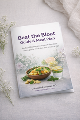Beat the Bloat Guide and Meal Plan e-book cover
