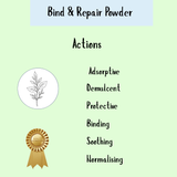 Bind & Repair Powder - 155gm supports gut health with adsorptive, soothing, protective, and binding actions—promoting intestinal purification and overall gastro-intestinal wellness.