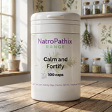 Calm & Fortify Capsules in a natural setting