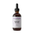 A brown glass dropper bottle labeled "Eyebright Formula - 50ml" sits on a white background, designed to help improve eyesight and relieve sore eyes.