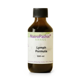 A brown bottle labeled "Lymph Formula - 200/300ml" on a plain white background, designed to support lymphatic system detox and help relieve swollen lymph nodes.
