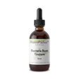 Amber glass dropper bottle labeled "Bacteria Bust - 50ml Tincture" on a white background, featuring a natural herbal remedy crafted to help support the body's defenses against infections.