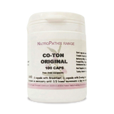 Co-Ton Original - 100 Caps is a dietary supplement with a herbal formula from the NatroPathix Range, designed to support healthy bowel movements.