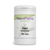 White bottle labeled "NatroPathix TNT - Co-Ton's Big Brother 100 caps" on a plain background, designed to support healthy bowel motility and promote regular bowel movement.