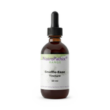 A brown glass dropper bottle labeled "Snuffle-Ease Tincture - 50ml" on a white background, formulated with natural, anti-viral ingredients to help support immune health.