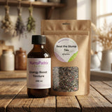 A box of Kit 3 – Blood Sugar Balance, formulated to support balanced blood sugar levels and metabolism, sits on a wooden table.