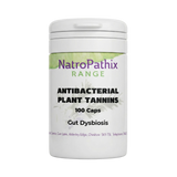 Plant Tannins, Anti-bacterial - 100 veg caps supports gut dysbiosis with antibacterial and astringent herbs, ideal for those seeking a natural parasite cleanse.