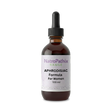 A brown glass dropper bottle labeled "Aphrodisiac Formula for Women - 100ml," a herbal tincture and libido booster, is shown against a white background.