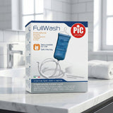 A box of Enema Kit - Vaginal / Anal Cleansing rests on a bathroom counter with a blurred sink in the background, perfect for rectal enema or vaginal cleansing.