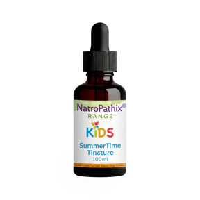 Kids SummerTime Tincture bottle on white background