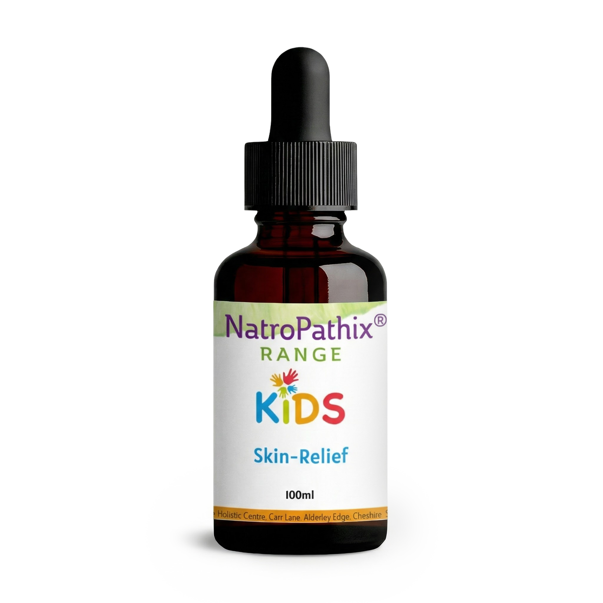 Kids Skin Relief 100ml tincture bottle
