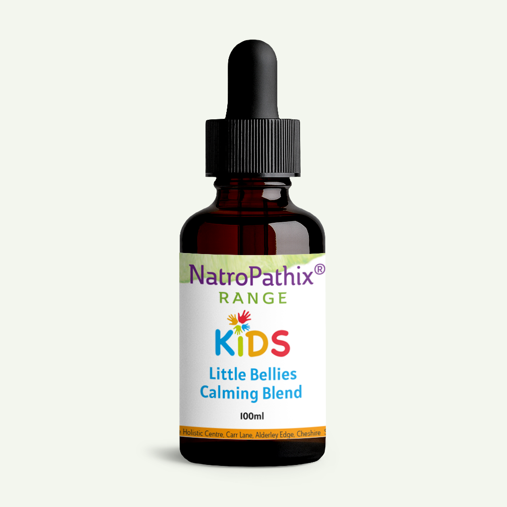 Kids Little Bellies Calming Blend 100ml Tincture on light background