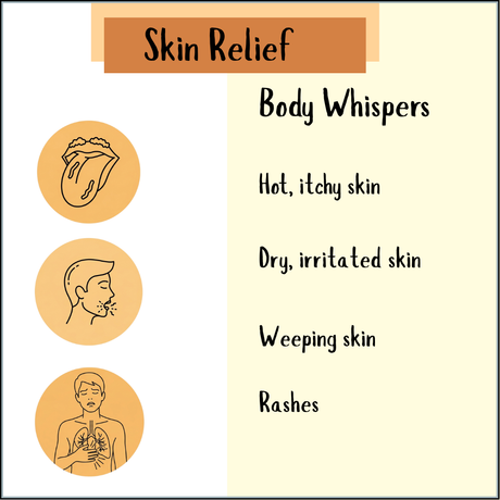 Skin Relief benefits infographic